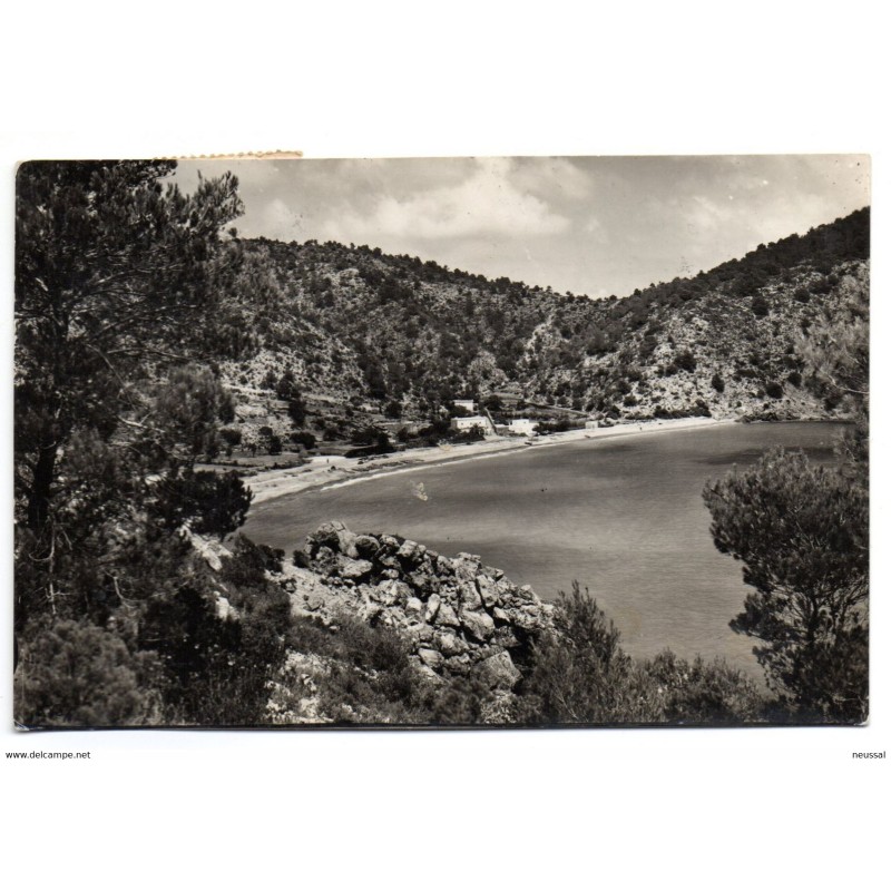 Tarjeta postal circulada de Ibiza Playa Cala san vicente Tarjeta postal circulada de Ibiza Playa Cala san vicente