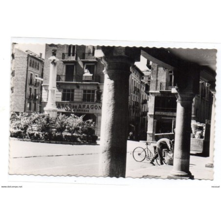 Tarjeta postal  Teruel Plaza de Carlos Castell