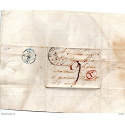Carta prefilatelica  de 1838 paris