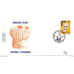 Sobre de primer  dia cheff culinario de 1992