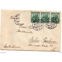 Carta de 1937 matasellos bilin checoslovaquia