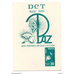 Tarjeta de brasil de 1966