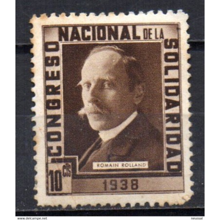 Viñeta congreso nacional de la solidaridad 1938