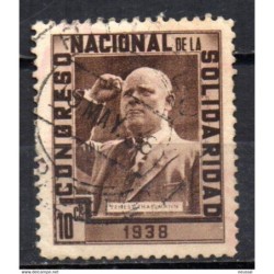 Viñeta congreso nacional de la solidaridad 1938
