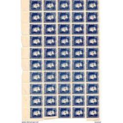 Bloque  de  50 viñetas 10cts  Jose antonio  Arriba españa