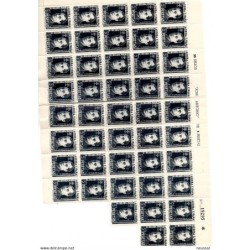 Bloque  de  45 viñetas 5 pesetas  Jose antonio  Arriba españa