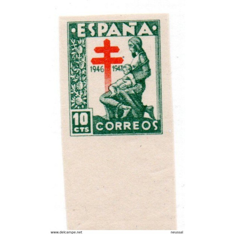 Sello n 1009 sin dentar España Sello n 1009 sin dentar España