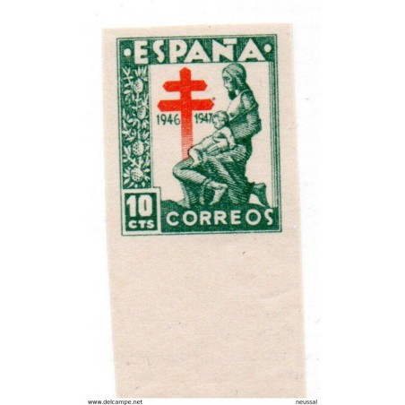 Sello  n 1009 sin dentar  España
