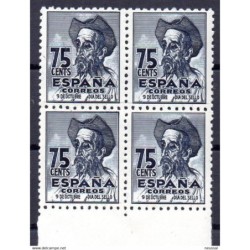 Sello en bloque de 4 n 1013t España