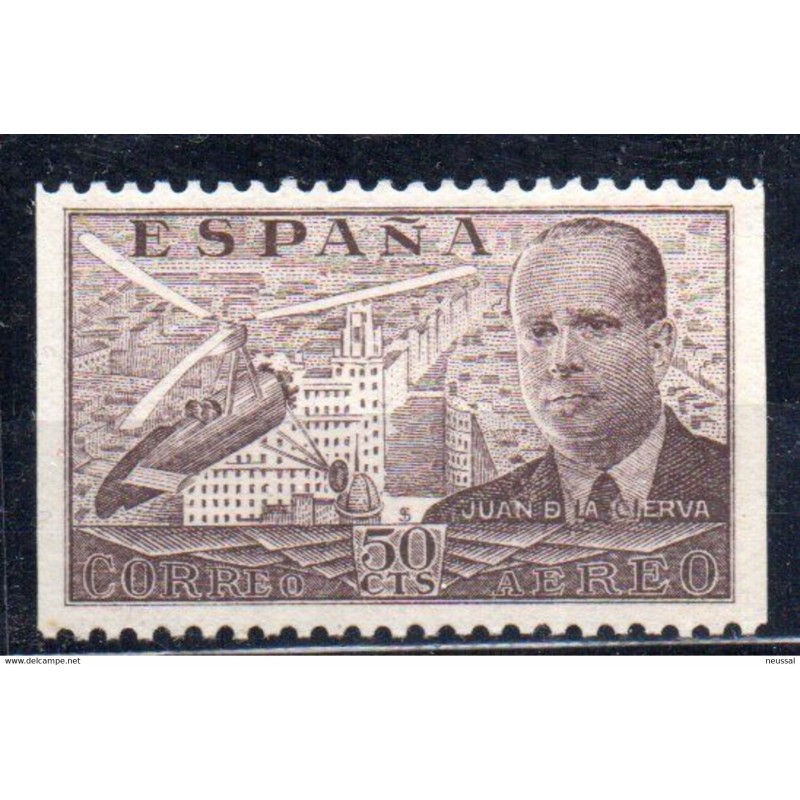 Sello en pareja n 943 sin dentar margen derecho e izquierdo España Sello en pareja n 943 sin dentar margen derecho e izquierdo España
