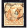 Sello cuatro cuartos de 1860 rueda de carreta 6