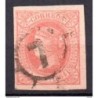 Sello cuatro cuartos de 1864 rueda de carreta 7