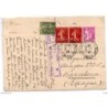 Entero postal de francia circulado con censura republicana de 1938