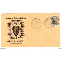 Carta con matasellos commemorativo archivo bibliografico  tarragona