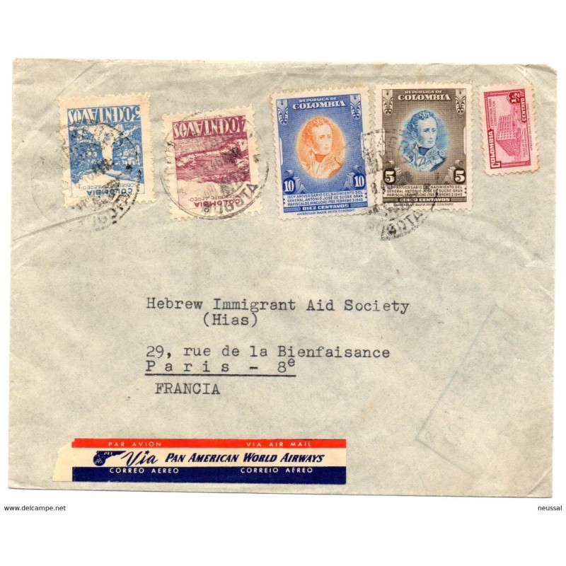 Carta de colombia 1946 Carta de colombia 1946