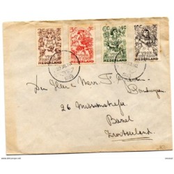 Carta de holanda con matasellos de 1949