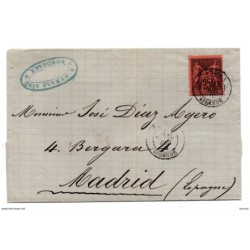 Carta de  1878 direccion madrid
