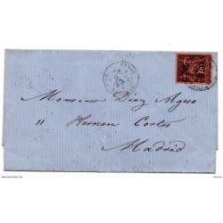 Carta de  1879 direccion madrid