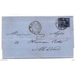 Carta de 1878 direccion paris