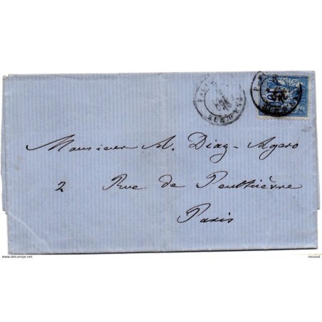 Carta de 1878 paris