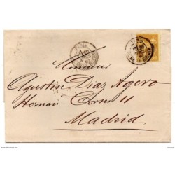 Carta de 1880 paris direccion madrid