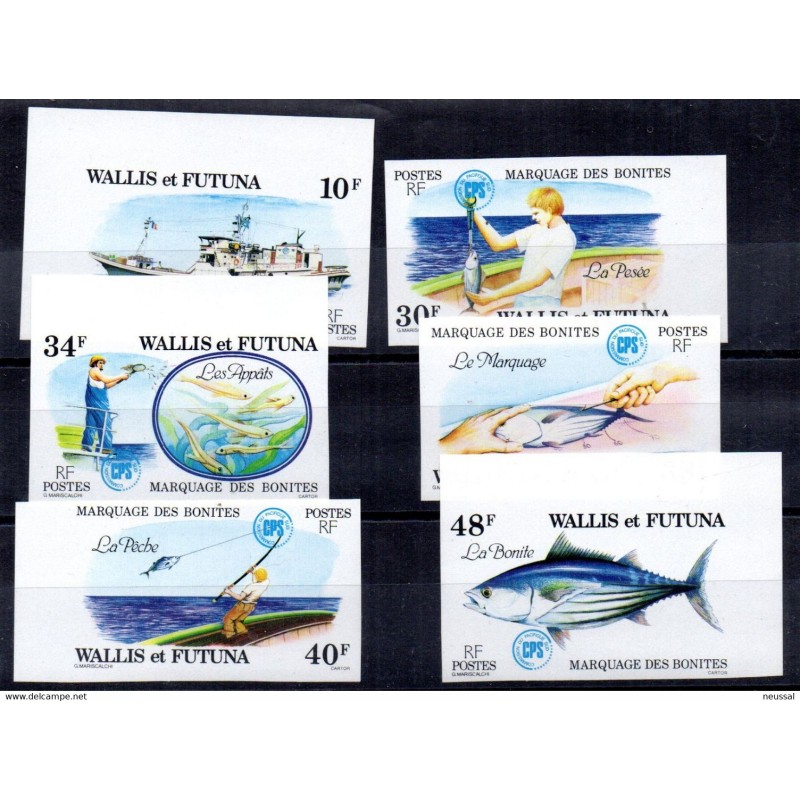 Serie n 22631 sin dentar wallis et futuna Serie n 22631 sin dentar wallis et futuna