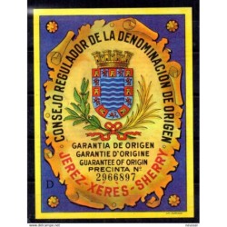 Etiqueta de sherry jerez