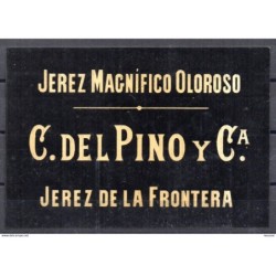 Etiqueta de C del pino