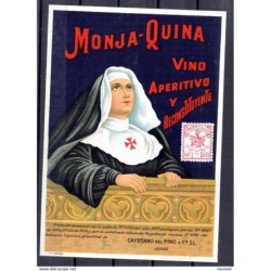Etiqueta de  Monja quina