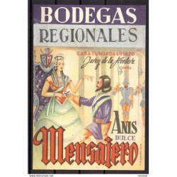 Etiqueta de Anis dulce mensajero