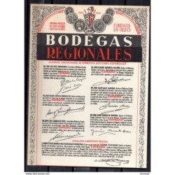 Etiqueta de Bodegas regionales