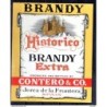 Etiqueta de jerez brandy extra contero