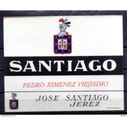 Etiqueta de santiago