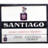 Etiqueta de santiago
