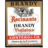 Etiqueta de Rociante brandy