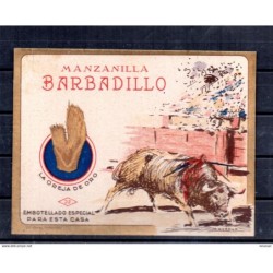 Etiqueta de barbadillo la oreja de oro