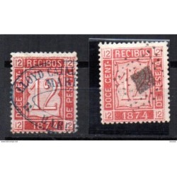 2 fiscal de recibos  matasellos uso fiscal y uso correo