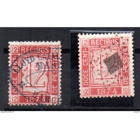 2 fiscal de recibos  matasellos uso fiscal y uso correo