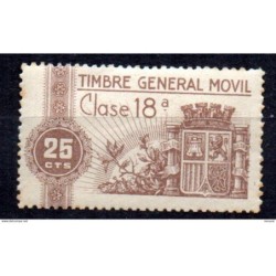 Fiscal de timbre general movil  25cts