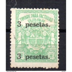 Fiscla para facturas sobrecarga 3 pesetas