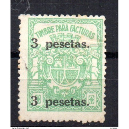 Fiscla para facturas sobrecarga 3 pesetas