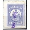 Sello municipal  3 pesetas alcoy
