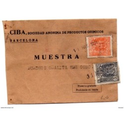 Sobre de Ciba con fiscal muestra color negro