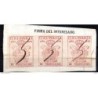 Trio de fiscal cuba policia  1879  2 pesetas 50c