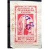 Sello huerfanos de telegrafos con sobrecarga 2 pts