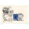 Tarjeta postal de 50 aniversario de la union postal de 1962 argentina