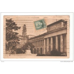 Tarjeta postal con cuño por delante rodillo