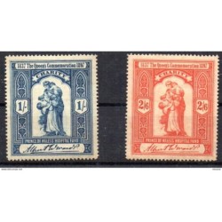 2 sellos charity queens commemoration de 1897
