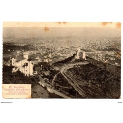 Tarjeta postal de Barcelona Tibidabo