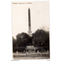 Tarjeta postal de Madrid Monumento al 2 mayo